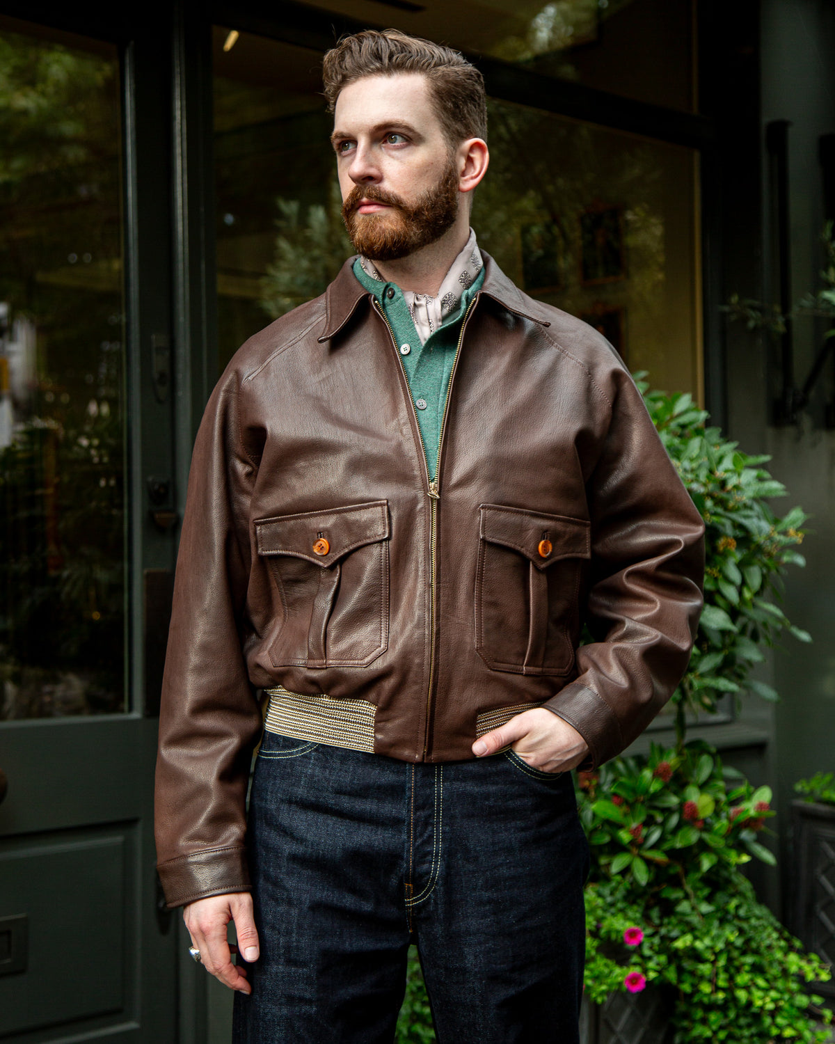 Leather Brookland Jacket