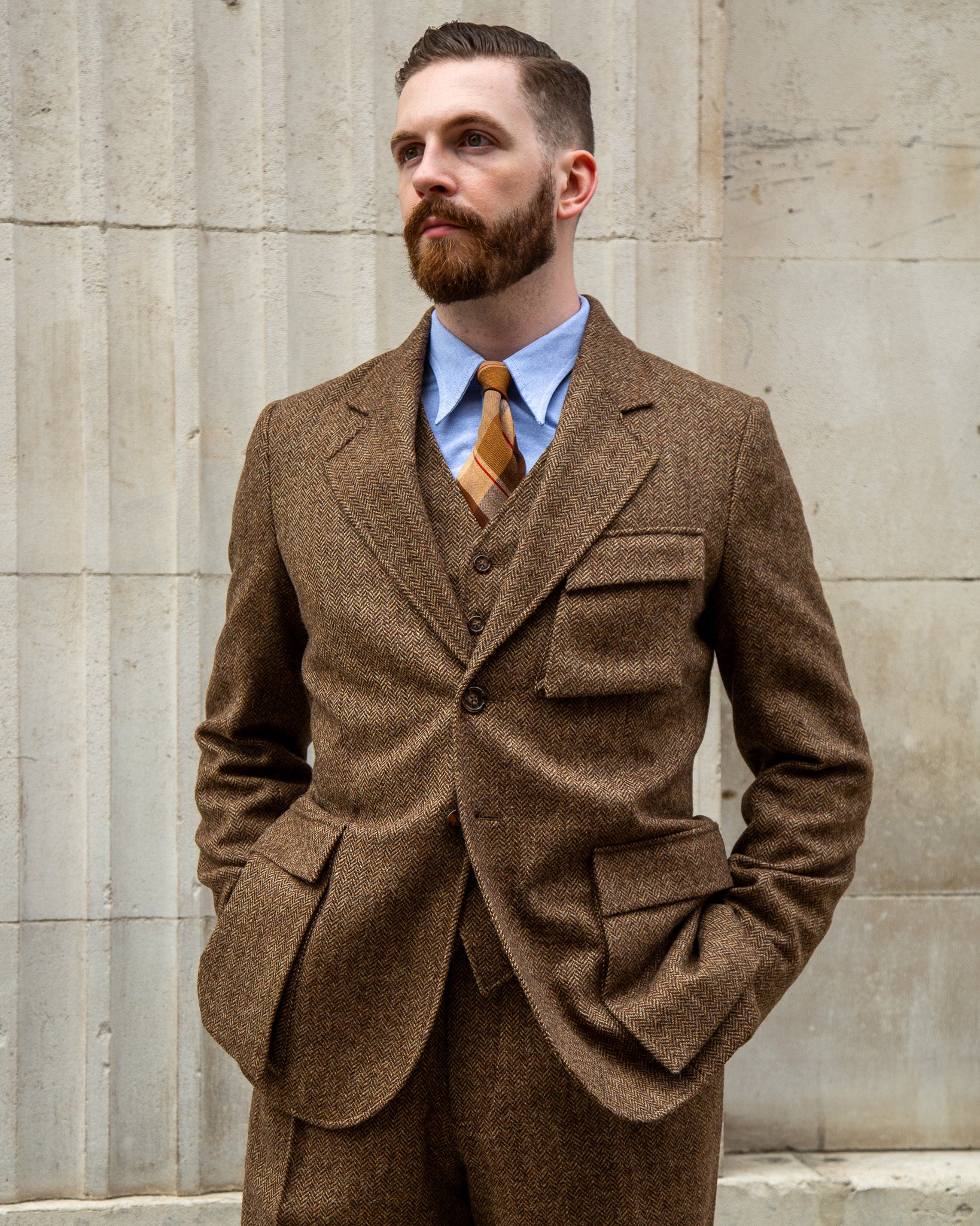 Walnut Shetland Gable Jacket