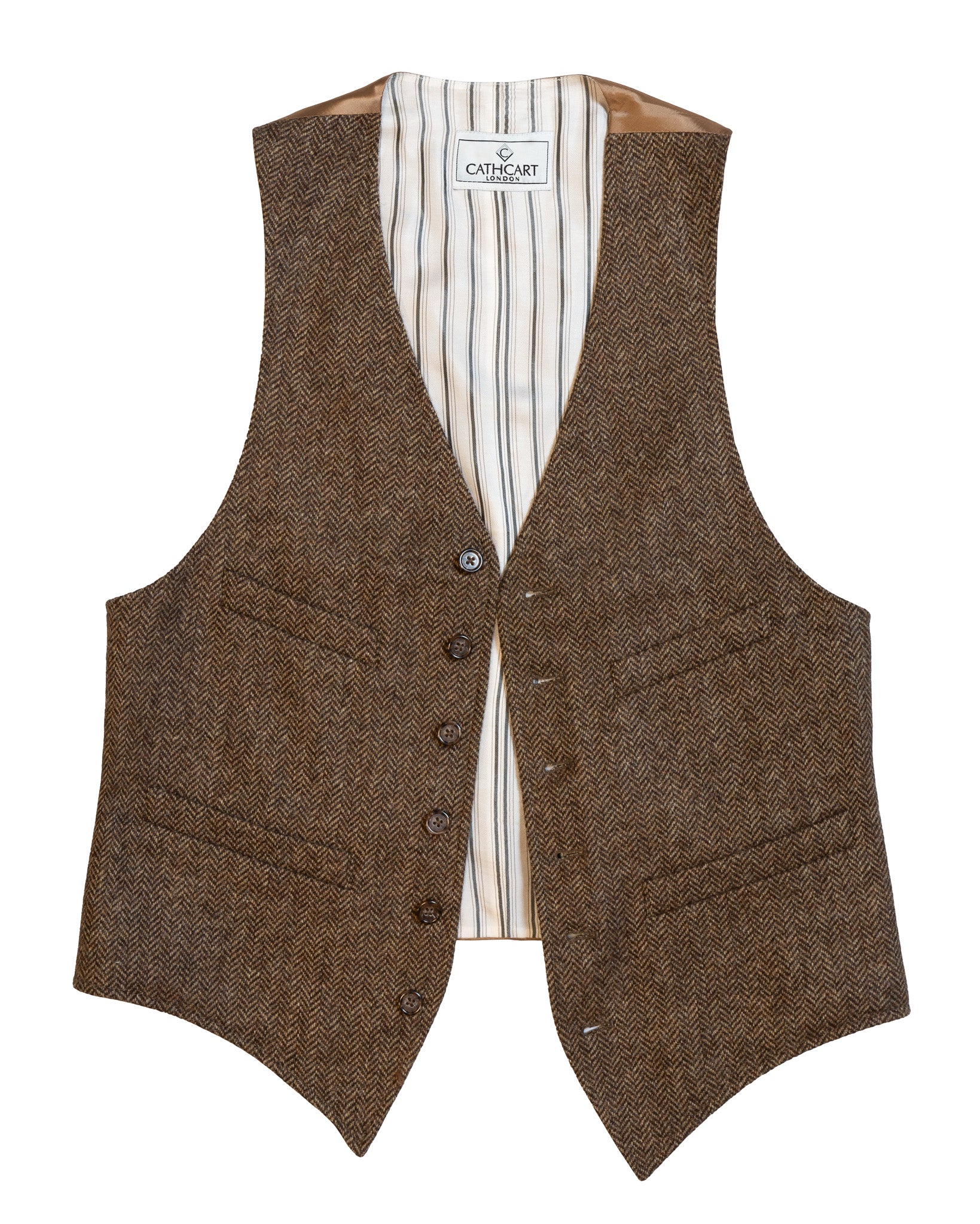 Walnut Shetland Gable Waistcoat