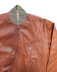 Sample Russet Goatskin Leather M1 Jacket Size 40