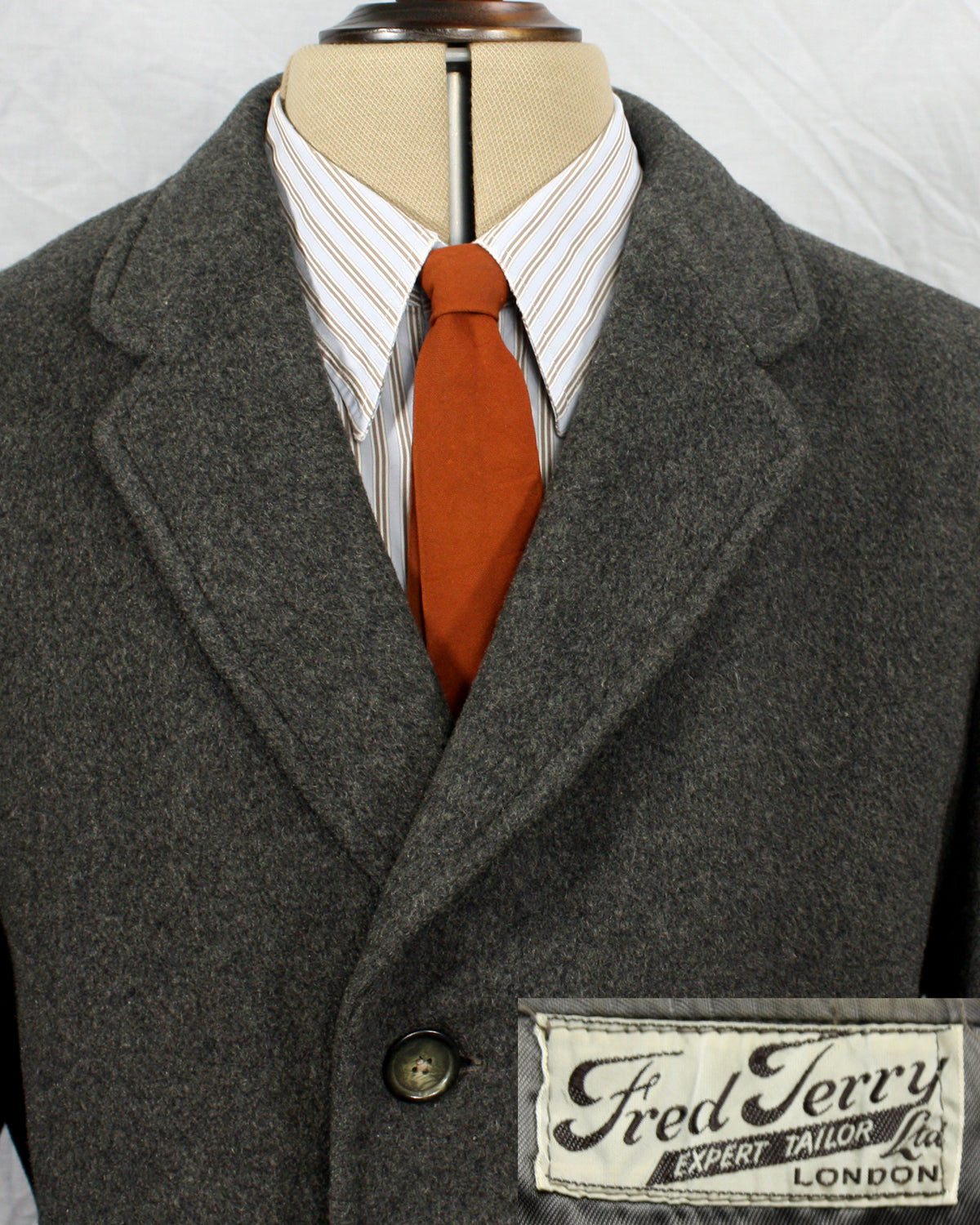 Vintage British Overcoat (1940s) SL-BF37