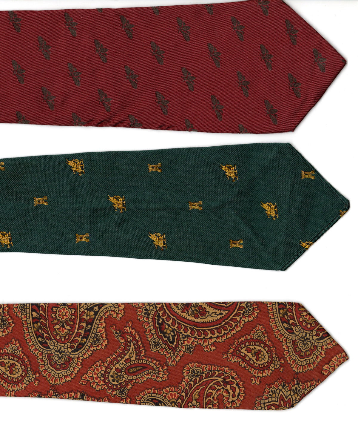 Vintage British Silk Ties x3 SL-ST6