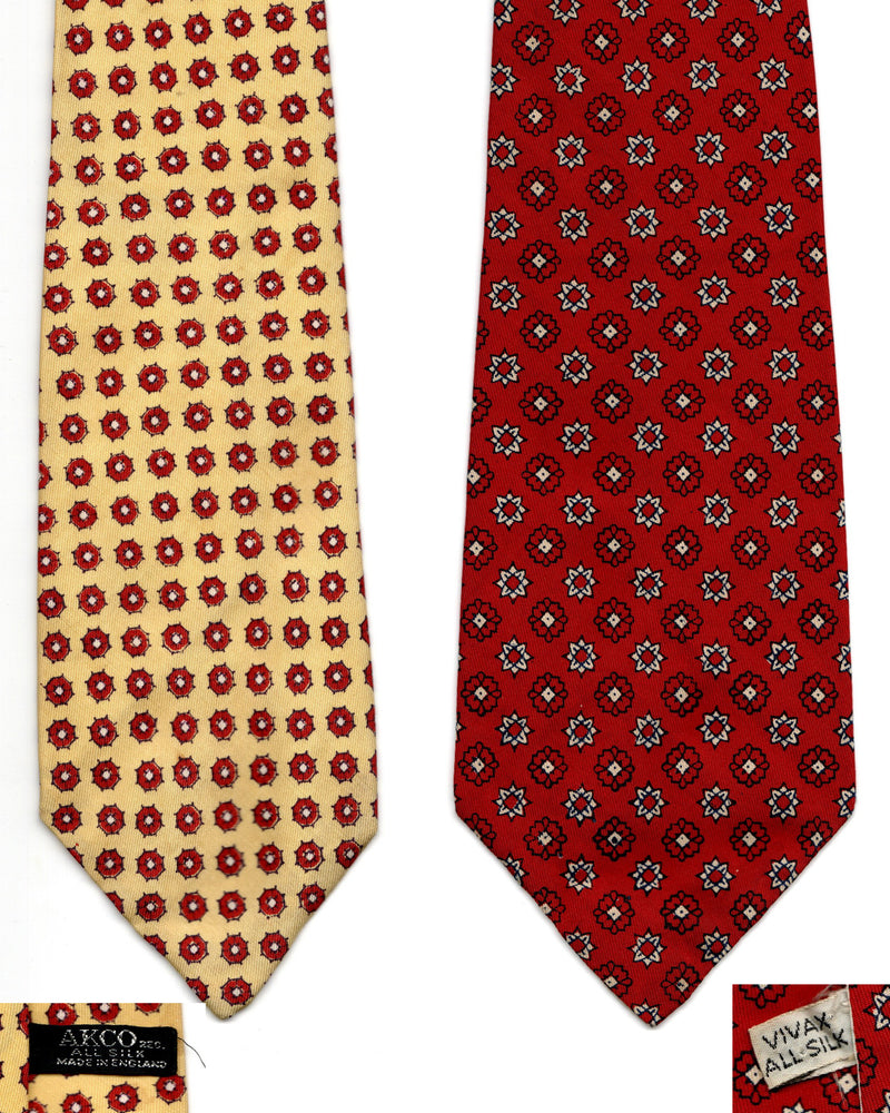 Vintage British Silk Ties x3  SL – T30