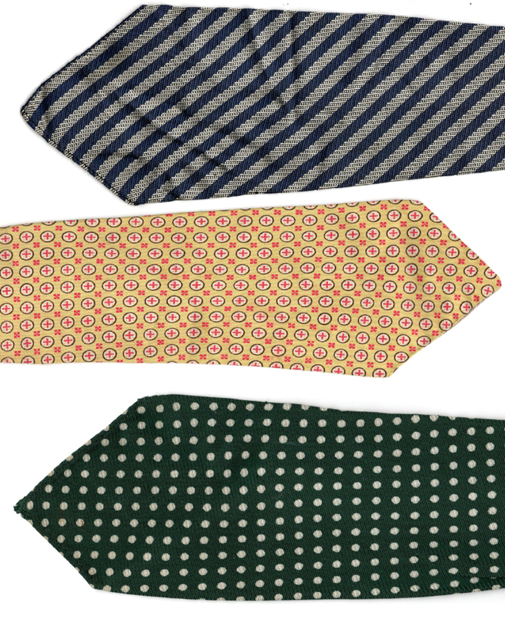 Vintage 1930s/1940sBritish Ties x3 SL-T7