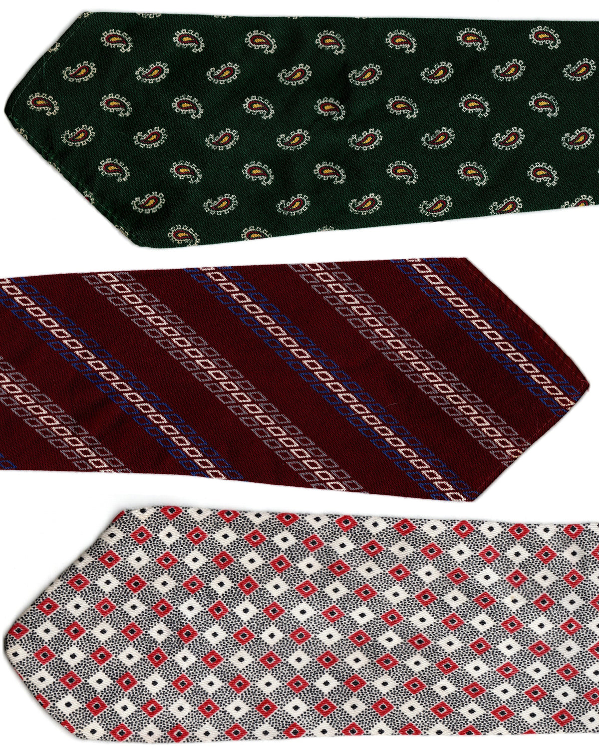 Vintage British Tootal Ties x3 SL-TT13