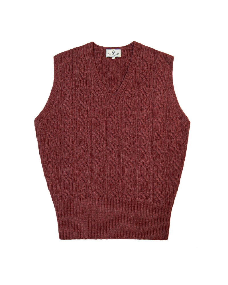 Cable Knit Vest