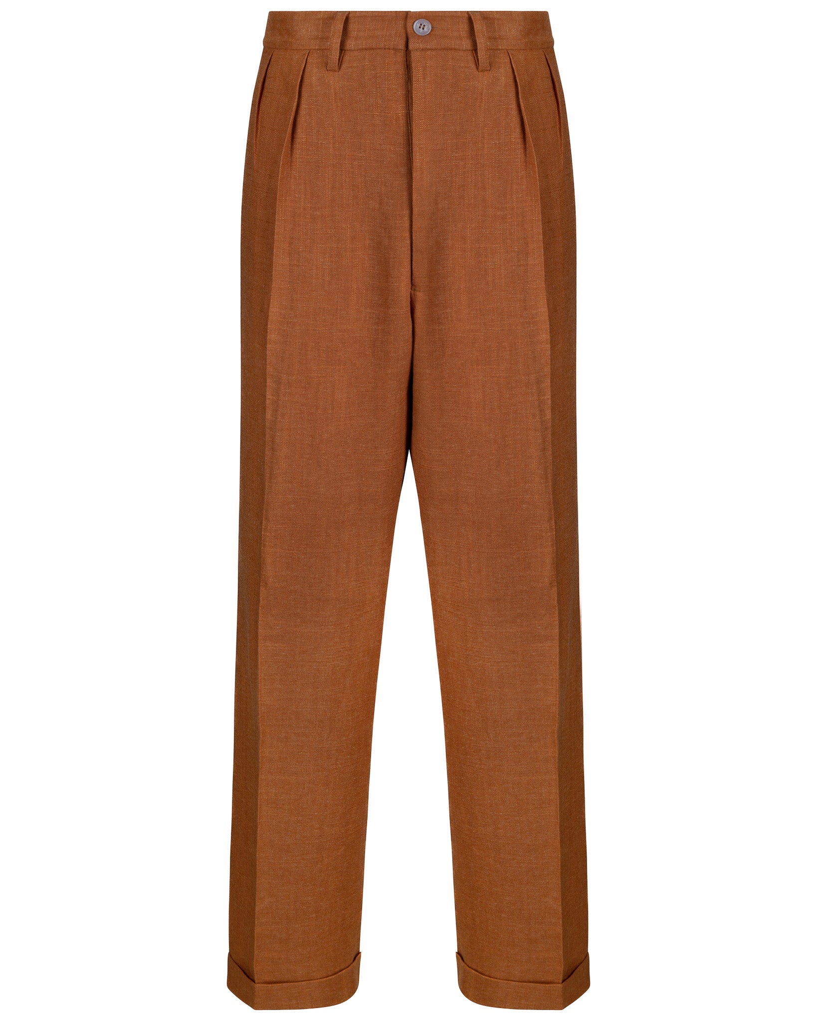 Buy Marks & Spencer Women Rust Brown Regular Fit Solid Regular Trousers -  Trousers for Women 9369171 | Myntra