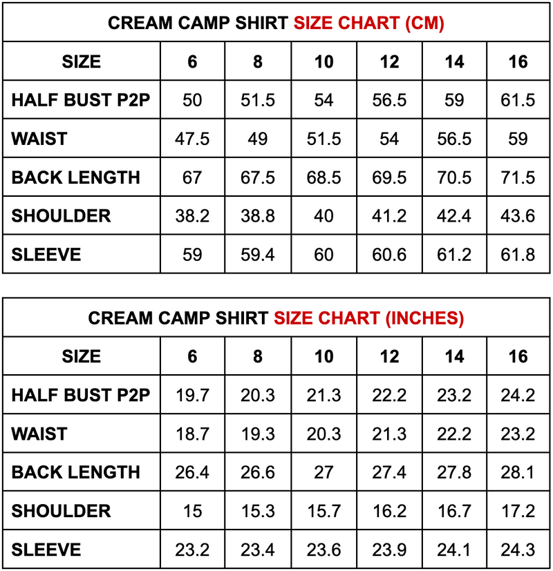 Cream Camp Shirt