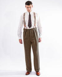 Walnut Shetland Gable Trousers