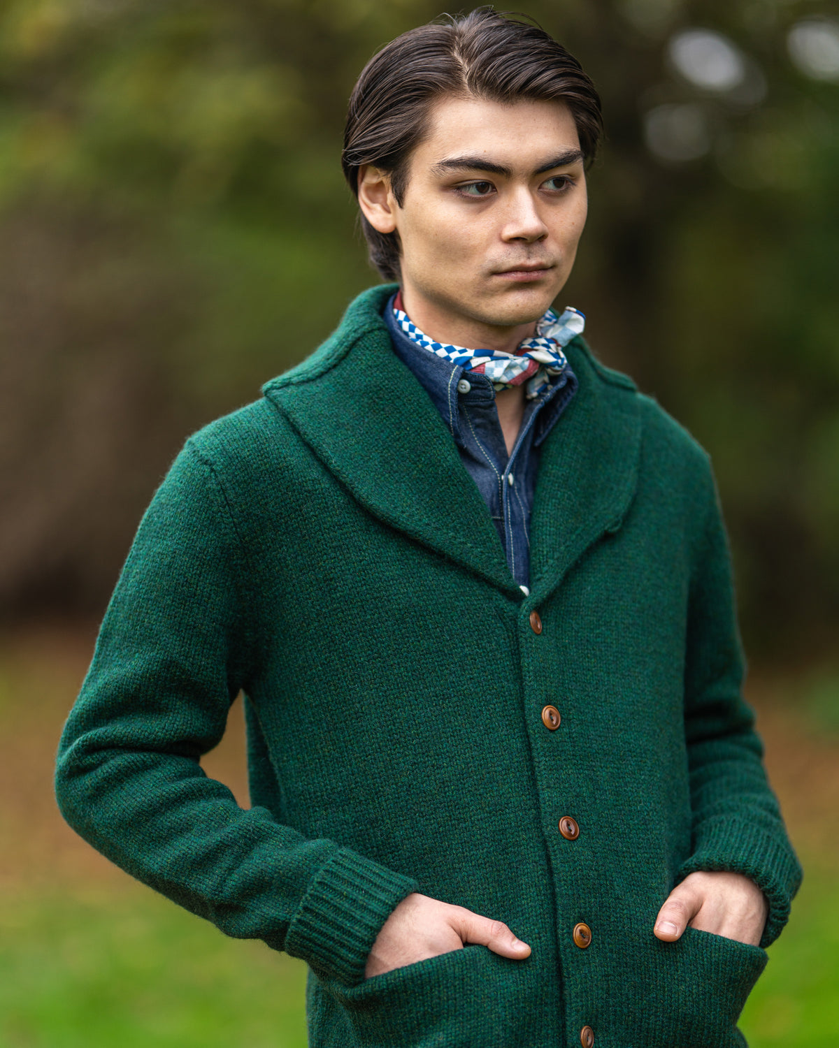 Shawl Collar Cardigan