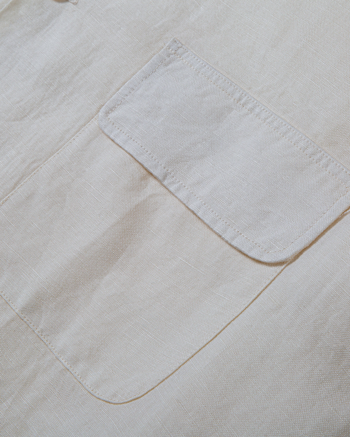 Linen-Rayon Camp Shirt